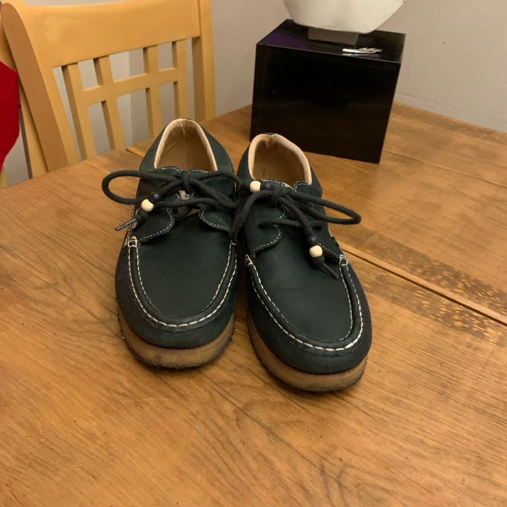 Dolfie Dark Green Casual Lace-Up Shoes 38